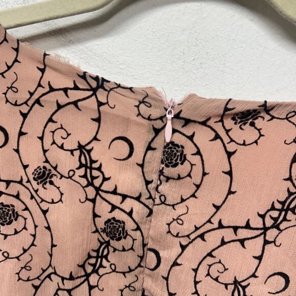 Disturbia rosethorn corset Pink and Black Midi Dress plus size US 16 - Picture 10 of 11